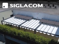 Eine schattenspendende Abdeckung für das Internetunternehmen Siglacom