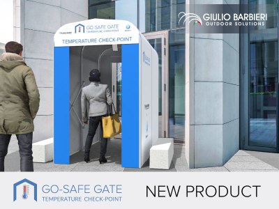 Go-Safe Gate - Das Portal mit integriertem Thermoscanner für die Sicherheit in Innenräumen