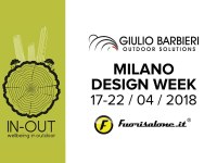 Giulio Barbieri outdoor canopies at the "Fuorisalone" in Milan (Itlay)