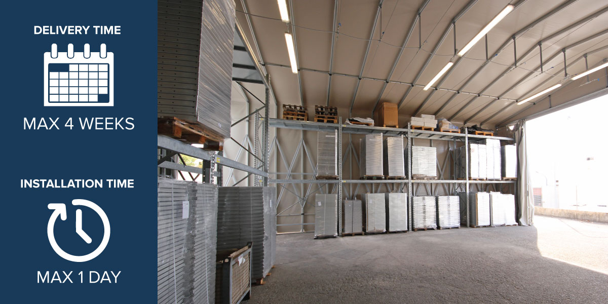 Temporary warehouse