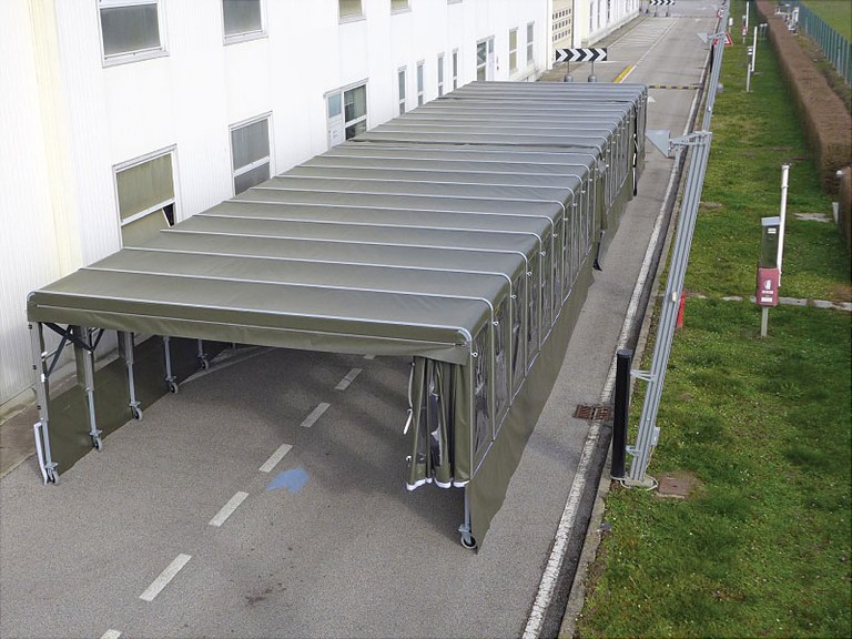 Retractable canopy for the Italian Air Force