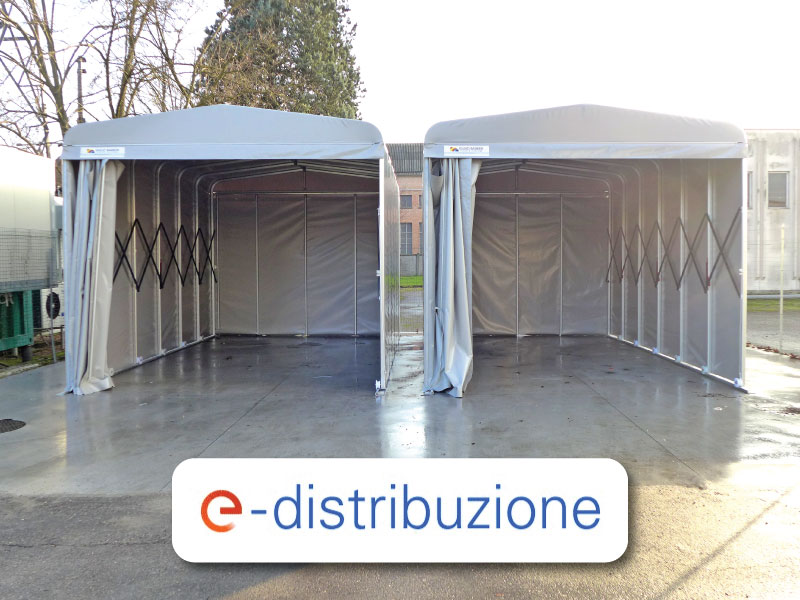 Temporary storage solution for the Enel italian electicity and gas distributor