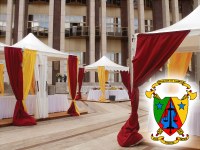 Africa - Giulio Barbieri S.p.A. in Cameroun: 330 party tents at the presidential palace