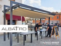 Albatro, the retractable awning loved by public administrations