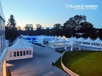 Giulio Barbieri's event tents at the BMW International Open 2019