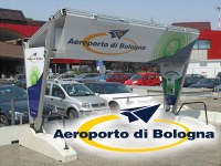 Italy - Solar electric vehicles charging station at Marconi Airport in Bologna