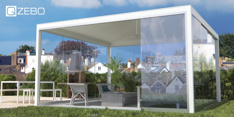 veranda moderne pour le jardin d'ihiver