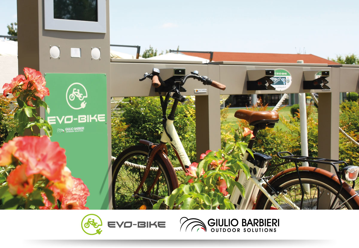 Borne de recharge pour vélos électriques