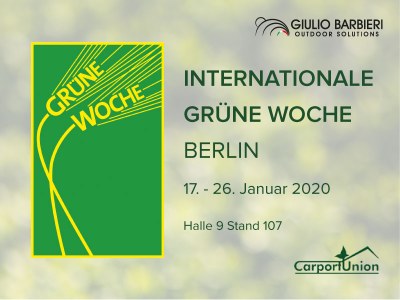 La pensilina fotovoltaica Pensilsole alla Internationale Grüne Woche di Berlino grazie a CarportUnion