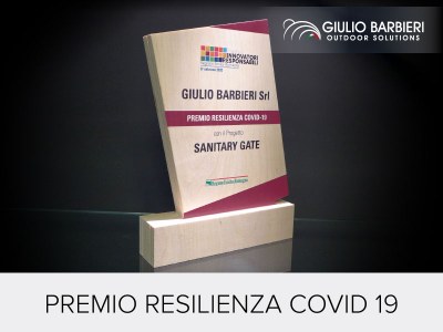 Giulio Barbieri riceve il Premio Resilienza Covid-19